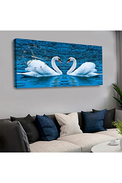 Zevahir Mobilya Dekorasyon Zevahir 120x60 Cm Saatli Kanvas Tablo Kvs131