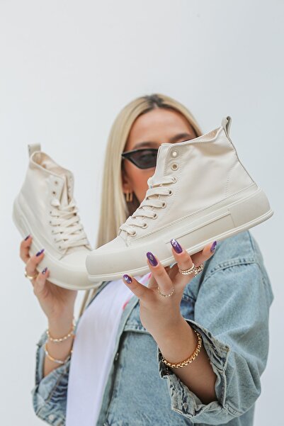 Guja Jasper Saten Kanvas Kadın Sneakers G068