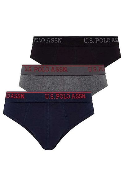 U.S. Polo Assn. Polo Printed, Cotton & Lycra, Ανδρικό Σετ εσώρουχο 3 τεμαχίων 80436