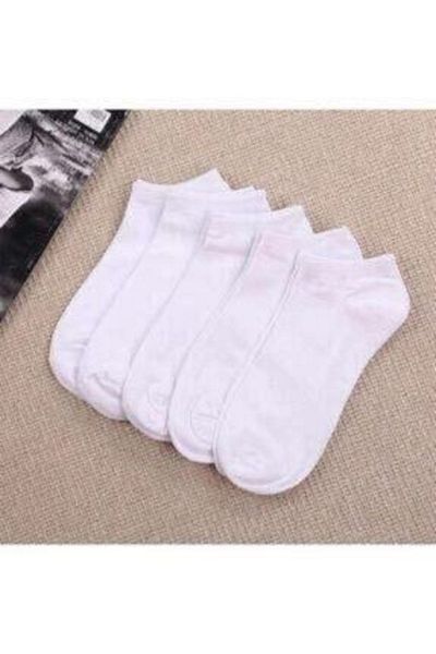 Gezen Çorap Cotton Soft Summer Luxury White Booties Socks 39.42