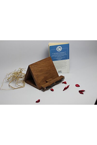 Ahrar Ahşap Kitap Standı / Ahşap Kitap Ayracı Ve Ahşap Kitap Tutucu '/ Üçü Te...