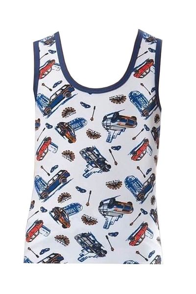 ÇamaşırcımShop 303 Lycra Boys' Printed Colorful Undershirt