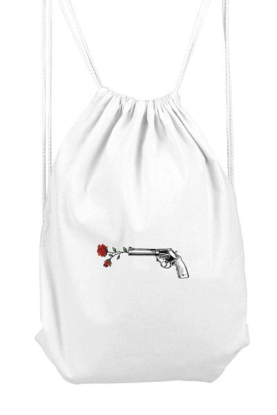 herotasarım Αθλητικό σακίδιο πλάτης Pistol Rose - Bll3459
