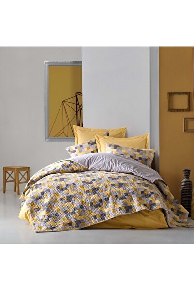Cotton Box Rnf Minimal Çift Kişilik Dört Mevsim Complete Set-elon Sarı