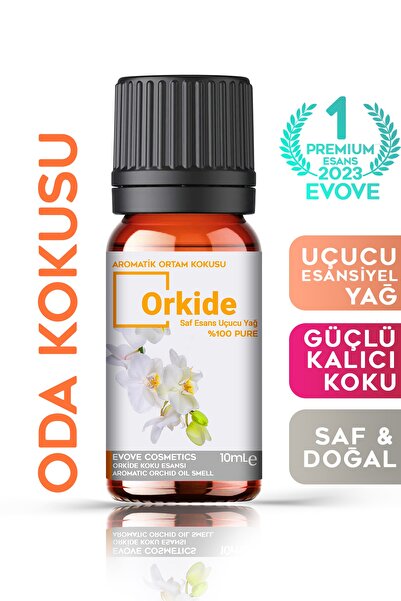 Evove Cosmetics Orkide Esansiyel Yağ 10ml %100 Saf & Doğal Ortam Oda Kokusu U...