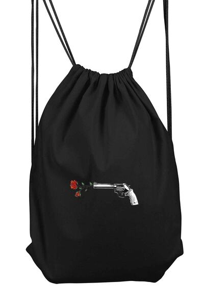 herotasarım Αθλητικό σακίδιο πλάτης Pistol Rose - Bll3459