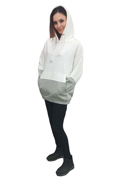 HNS Sweat Mariquita din 2 fire - Gri - L