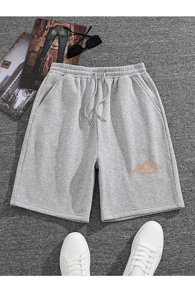 DAXİS Sportwear Company Ανδρικό σορτς με στάμπα γεωμετρίας