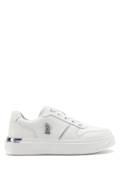 U.S. Polo Assn. Pantofi sport Alka White, cu talpă confortabilă, pentru femei