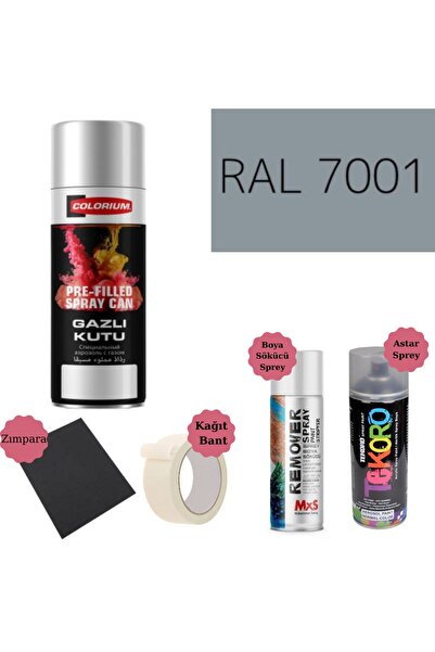 Nalburun 400 ml Doldurulmuş Selülozik Parlak Sprey Boya Astar Boya Sökücü Set...