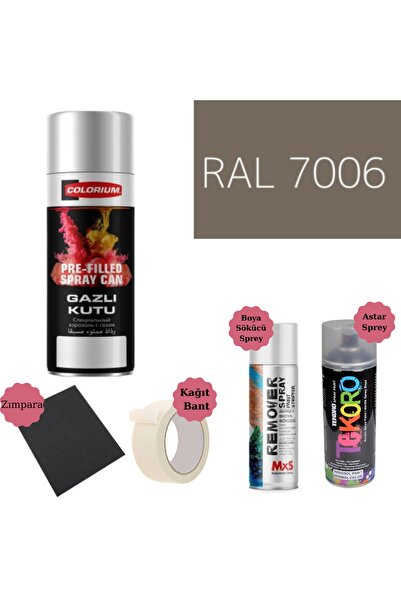 Nalburun 400 ml Doldurulmuş Selülozik Parlak Sprey Boya Astar Boya Sökücü Set...