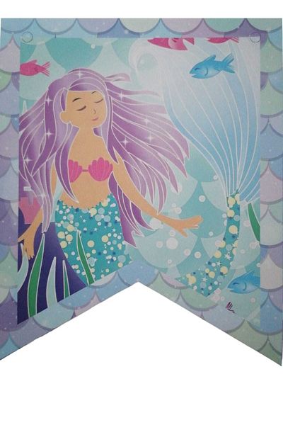 booddie Γενέθλια Mermaid Concept & Ευχετήρια γενέθλια με θέμα τη γοργόνα