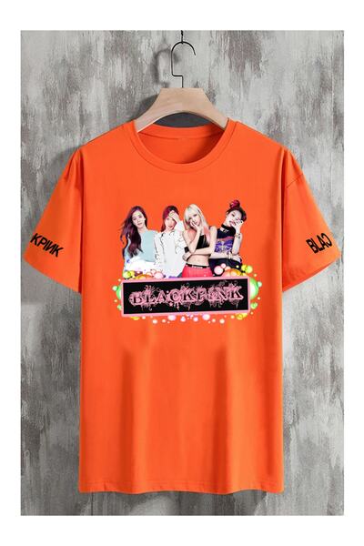 GALASHOP Blackpink Orange T-Shirt Modl49