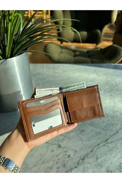 MFT Leather Design Мъжки портфейл от естествена кожа - марки
