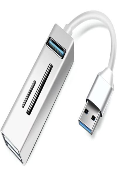 Pc Usb Multiplexer 3.0 Hub Usb To Usb 5in1 Port Fast Transfer 5gbps Usb Memory Card Reader A803