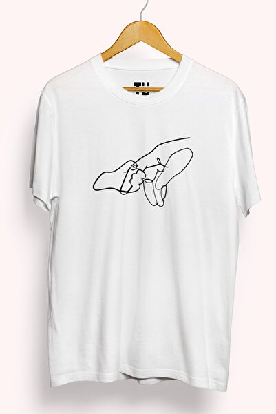 TÜşört Tricou din bumbac cu design special minimalist pentru mama tata copil