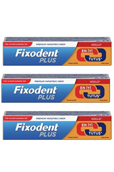 Fixodent Plus 40 Gr Best X 3adet