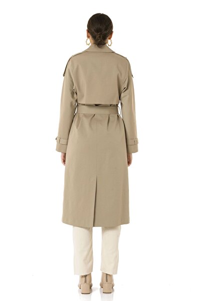 Icon Kadın Bej Şimal Trençkot 1638 Kb