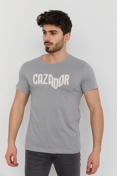 Cazador Ανδρικό μπλουζάκι με στάμπα Jazz 4086