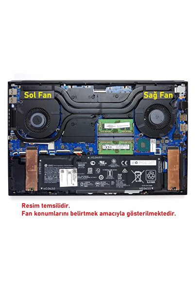 HP Omen 15-en1012nt 434m4ea Notebook Gpu Fan / Ver.2 (sol - 5v)