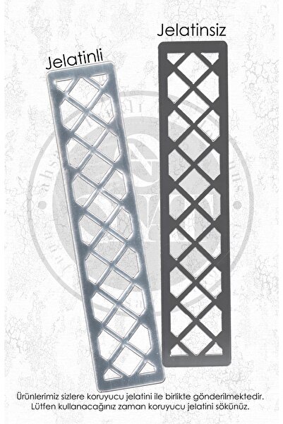 ONAT Sanat ve Tasarım Atölyesi Dekoratif Pleksi Ayna / Desen 2 Adet