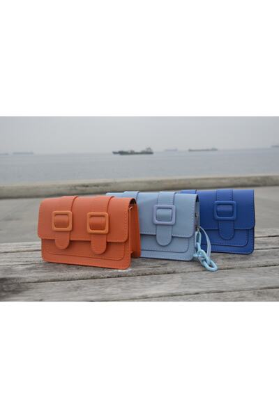 HAMGAS Pullu Zincirli Kulplu Çanta