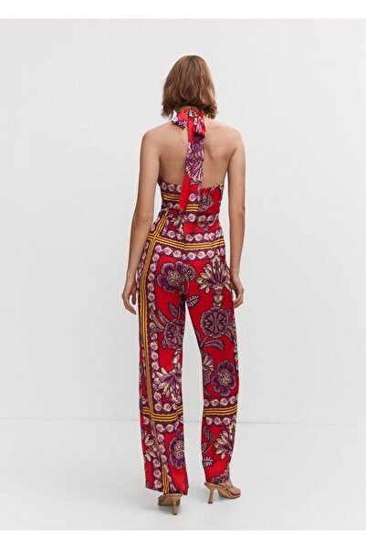 MANGO Woman Desenli Saten Tulum