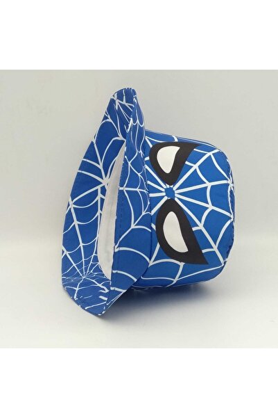 Shopiolog Çocuk Kova Şapka Erkek Örümcek Adam Balıkçı Kova Şapka Spiderman Güneş Şapkaları