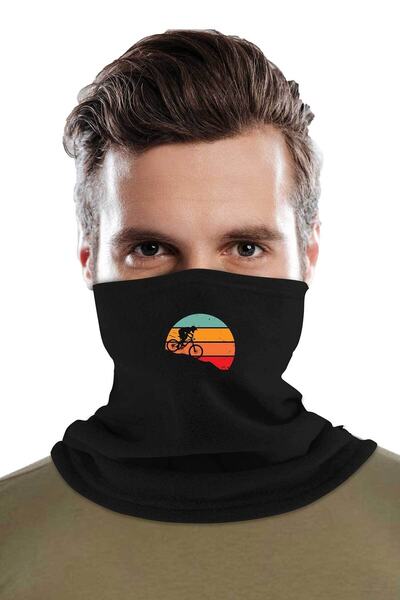 herotasarım Зимовий велосипедний шарф з принтом - Bll3710