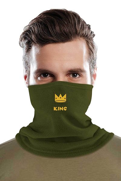 herotasarım Winter King Printed Fleece Neck Collar - Bll3606