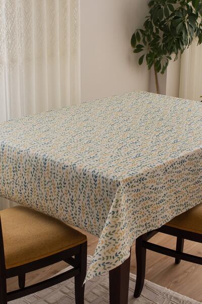 Barış Home Collection Astarlı Silinebilir Hijyenik Muşamba Pvc Masa Örtüsü 11...