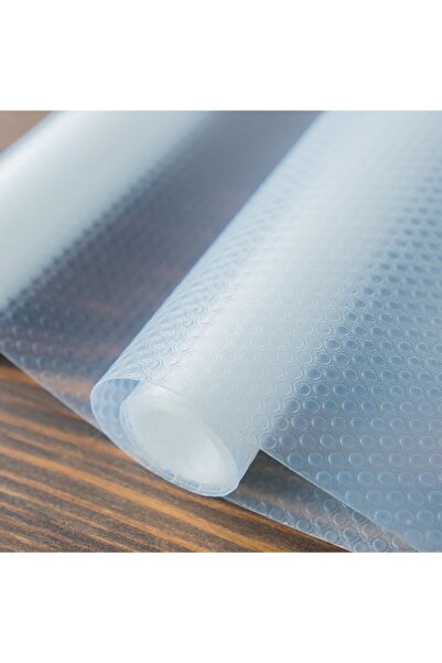 ACY STORE Eva Kaymaz 45 X 10 Mt Şeffaf Dolap Içi Kaydırmaz Raflık Mutfak Raf Örtüsü Dolap Içi Kaydırmaz