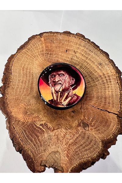 Karınca Piercing 30 Mm Large Size Ear Tunnel Piercing Frankenstein Freddy Krueger Beetlejuice (carcincatattoo)