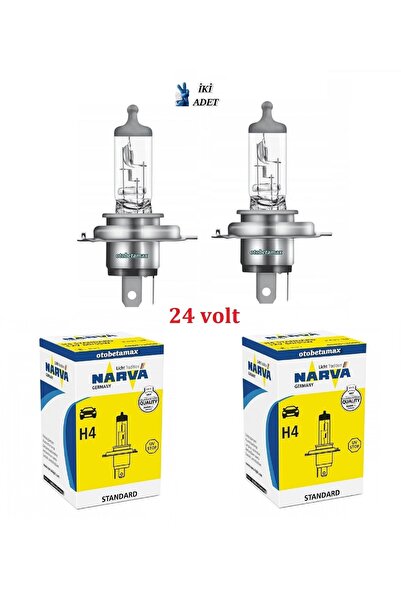 Narva (İKİ ADET) H4 24v. 75/70w Standart Ampul (48892) Ean: 4013790008749 Cıv...