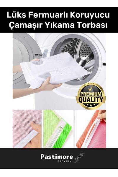 Pastimore Premium Series Luxury Zippered Protective Stain Remover Shoe Laundry Bag Net 2 Pieces