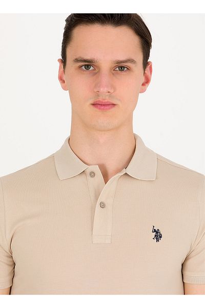 U.S. Polo Assn. Polo T-shirt, Xl, Stone