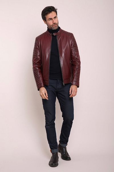 Gian mori deals leather jacket price
