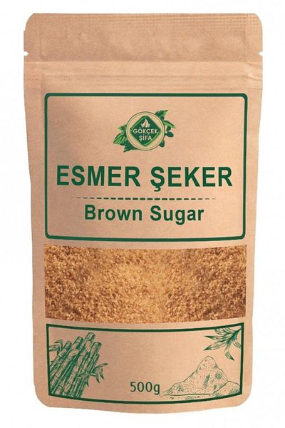Gökçek Şifa Brown Sugar 500g Brown Sugar - Orange Sugar