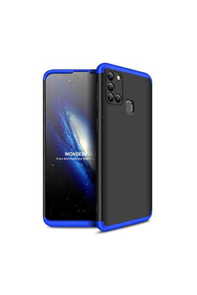 ZM STORE Samsung Galaxy A21s Kılıf 3 Parçalı Koruma Hafif Ve Sert Kapak