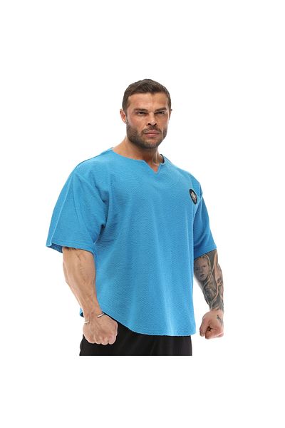 Big Sam Micro Mesh Cotton Bodybuilding Training T-Shirt 3201g