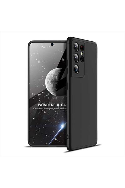 ZM STORE Samsung Galaxy S21 Ultra Kılıf 3 Parçalı Koruma Hafif Ve Sert Kapak