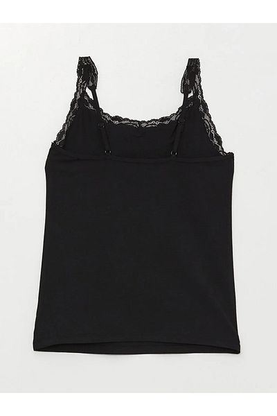 LC Waikiki Lcw Dream U Collar Lace Detailed Women's Tank Top