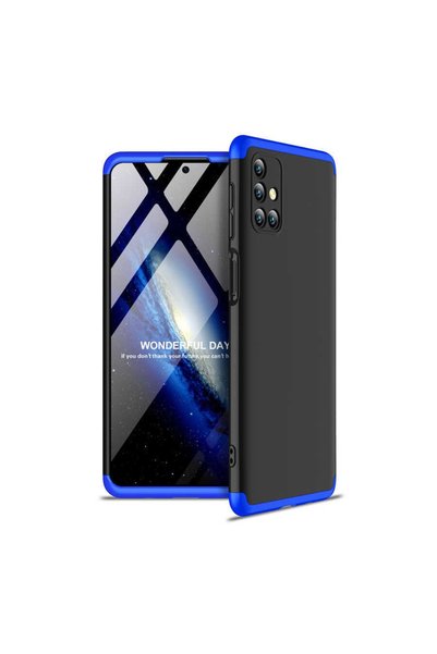 ZM STORE Samsung Galaxy M31s Kılıf 3 Parçalı Koruma Hafif Ve Sert Kapak