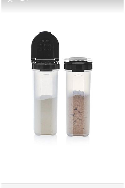 Tupperware Spice Bowl Large Set of 2 250ml Black