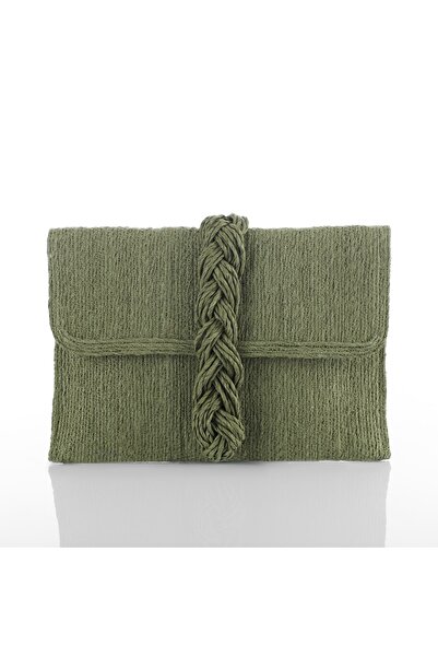 JOBONEL Haki Clutch Çanta