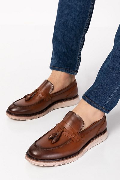 maximoda Естествена кожа, модел мокасини, кожени мъжки обувки