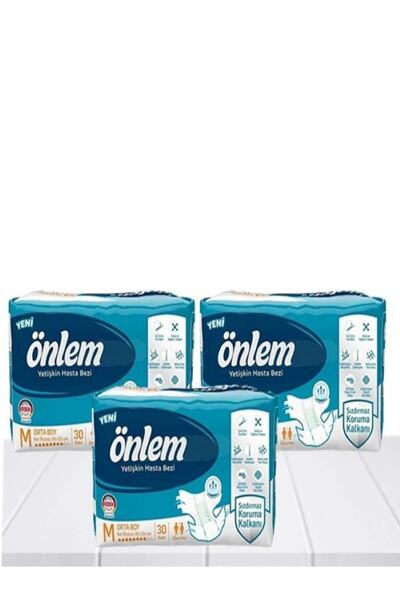 ÖNLEM Yetişkin Hasta Bezi M Boy 30'lu 3 Adet