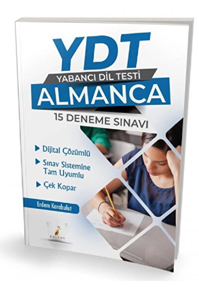 Genel Markalar Ydt Almanca Dijital Çözümlü 15 Deneme Sınavı Çek Kopar