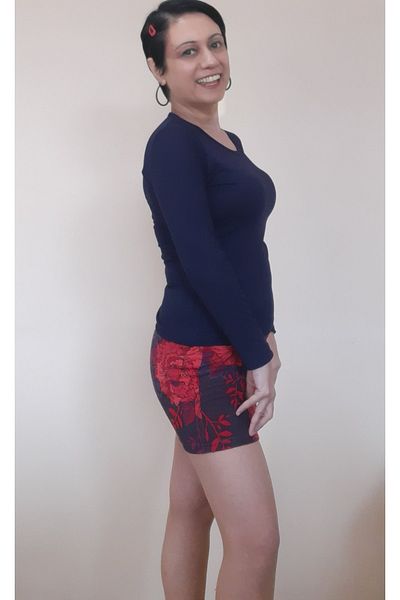 Mertcan Butik Navy Blue Long Sleeve Combed Cotton Viscose T-Shirt Bady
