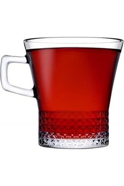 Paşabahçe 55703 Kuvars Kulplu Çay Bardağı 2'li 250 Cc